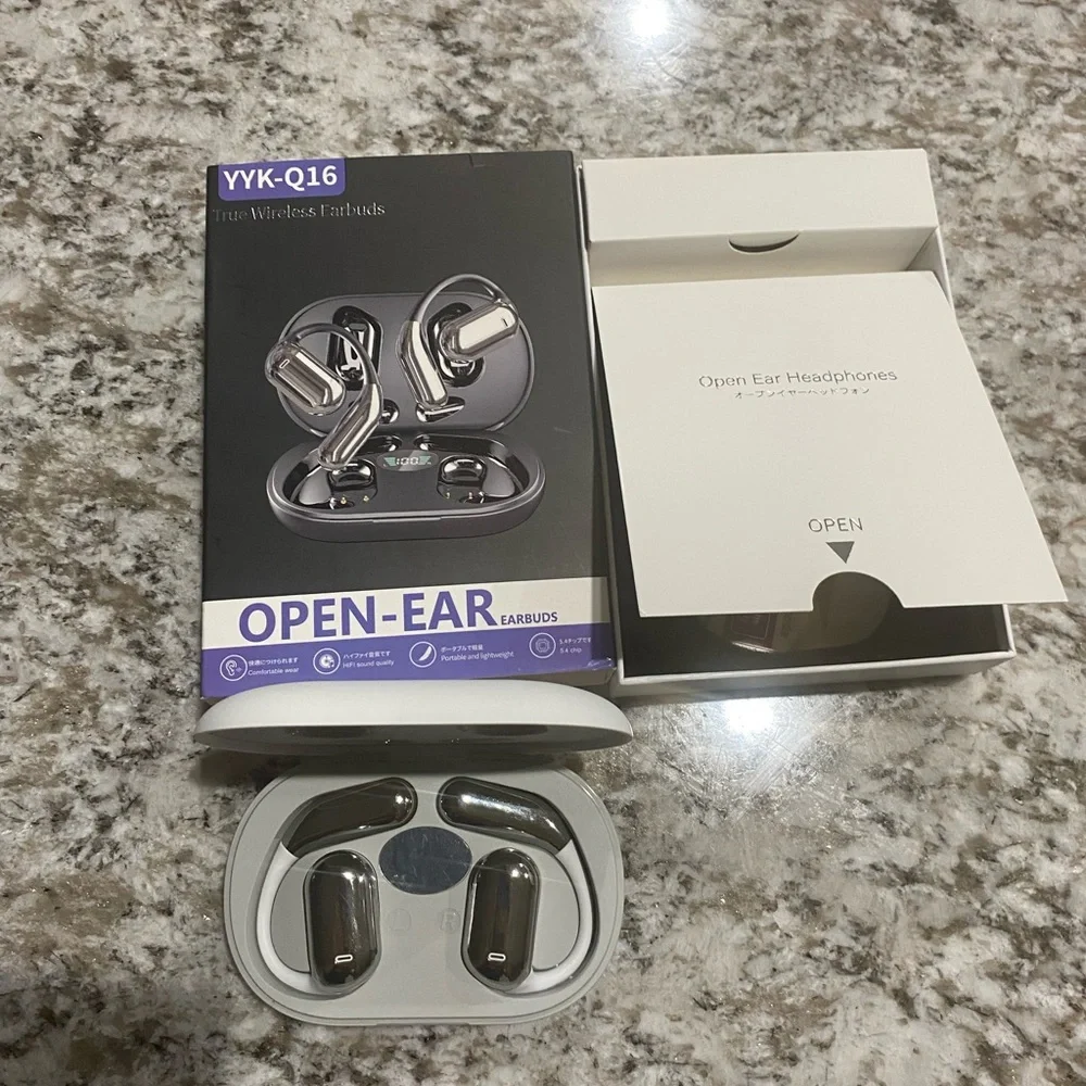 Silver True Wireless Earbuds